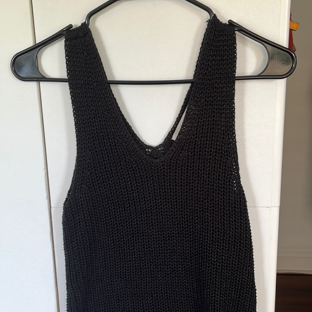 S knitted V-Neck Loft top